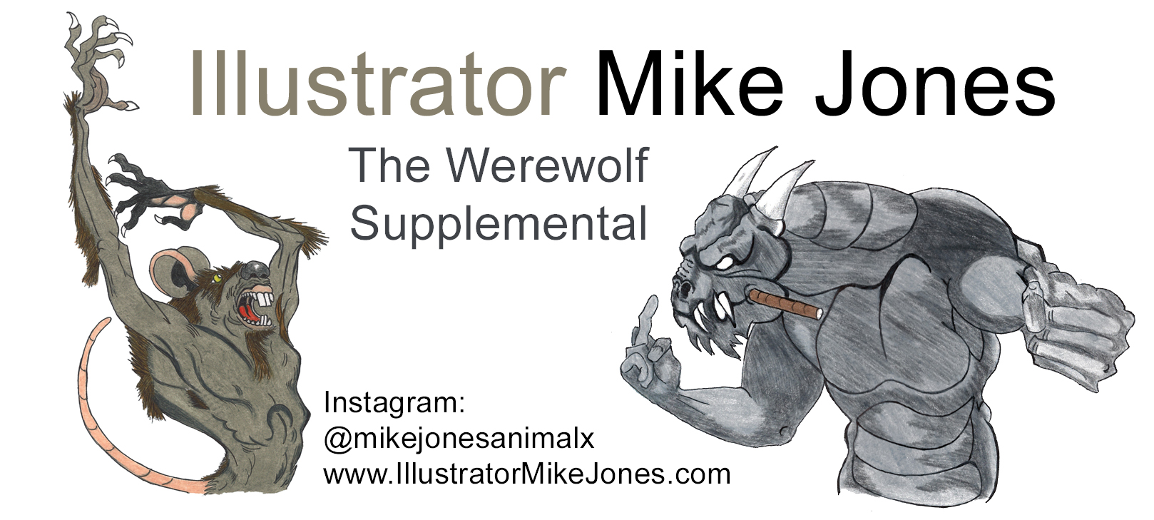 Illustrator Mike Jones Animal-X